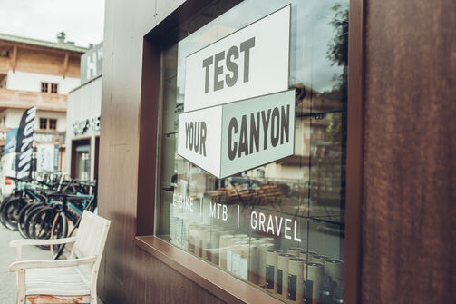 Test ride Canyon Bikes in Saalbach, Austria: with Sport Hagleitner