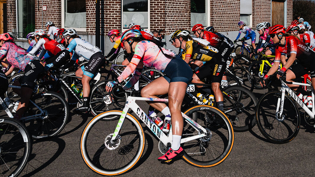 Chloé Dygert at Omloop Het Nieuwsblad 2022